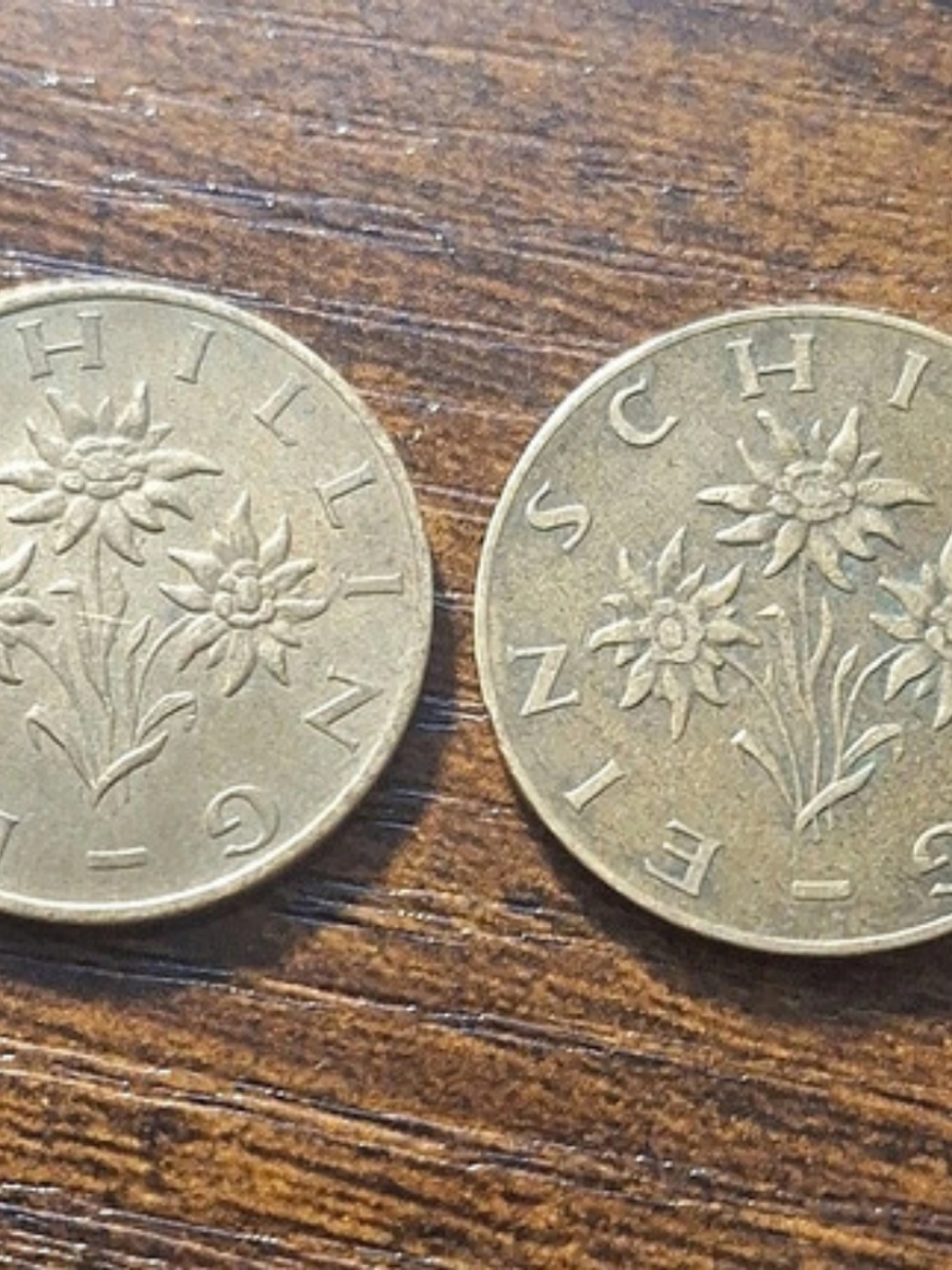 Austria 1 Schilling Coin (1961 & 1972 Lot) Coins 1972 & 1961